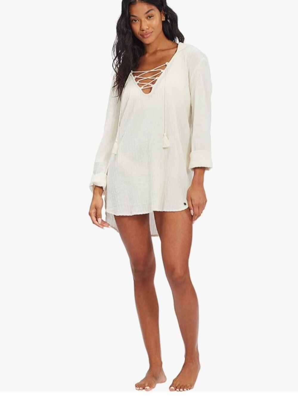 Billabong Women’s Aloha Lace Up Tunic Swim Cover-up